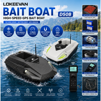 LOKEEVAN GPS Köder Boot D50B 15600*2 Mah 12V Leistungsstarke Pull Net Troll Haken GPS + Beidou satellite Dual Positionierung System Fisch Boot