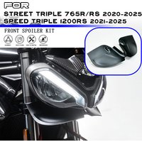 For Street Triple 765R 765RS Wind Wing Aerodynamics Fairing Winglets Speed Triple 1200RS Front Spoiler Lower spoiler Front Lip