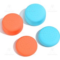 4 Pack Thumb Grip Caps for Switch 2 Premium Analog Stick Thumbstick Soft Silicone Protective Cover Non-Slip Joycon Joystick Caps