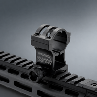 Tactical MK18 Mount 30mm Ring Scope Mount Comp M2/M3 Mounting Base Flashlight Sight Adapter