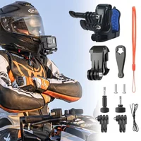 Motorcycle Helmet Strap Chin Mount for DJI Osmo 360/Action5 PRO/4/3/GoPro 13 For Insta360 X5/Ace Pro2 Camera Accessory