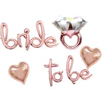 1set bride to be heart balloons wedding Bachelorette Party Decorations bridal shower party balloons bride balloon party supplies
