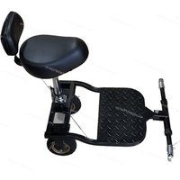 Wheelchair Trailer Connected To The Rear Seat Double Travel Electric Chair Rear Bucket Holder Folding Seat Shock Absorption