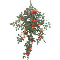 90CM Rose Vine Artificial Flower Home Garden Wall Hanging Wedding Wreath Decoration Fake Christmas DIY Green Leaf Arrangement