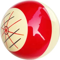 Training Billiard Cue Ball Snooker Practice Assist Accessory Practice Balls with Standard Lines and Dots America Pool Eight Ball