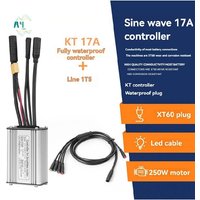 AliExpress NONE A40Z-Electric Bicycle Controller With 1T5 Light Wire KT-17A Waterproof Sine Wave Controller Essential E-Bike Accessory