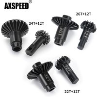 AXSPEED Steel Front Rear Diff Axle Gear 22T&12T 12T&24T 26T&12T for TRX-4M Bronco Defender 1/18 RC Crawler Car Upgrade Parts