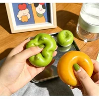 Orange Slushy Squishy Toy Matcha Soft Slow Rebound Stress Relief Squeeze Toy Realistic Fruit Simulation Model Adult Gift