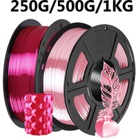PLA Silk Rose Red and Light Pink 3D Printer Filament 250g 500g 1Kg 1.75mm for 3D Printing Material vacuum packaging