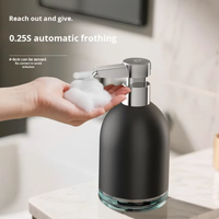 Smart Soap Dispenser Bottle 5 Gear USB Rechargeable 1200Mah 320ML Automatic Dispenser Sensor Pump for Household Bathroom