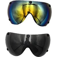 AliExpress yumaj NEW Triathlon professional helmet lens ultra high definition lens transparent gray monochrome lens TT helmet suitable for YM-01