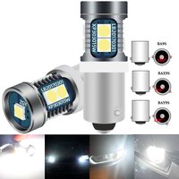 2PCS Signal Lamp BA9S T4W Led Bulb BAX9S BAY9S H21W H6W LED Car Led Bulb Canbus Interior Light Dome Lamp Parking Lights 12V