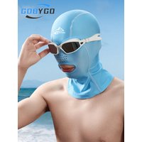 AliExpress NONE GOBYGO 1Pcs Sunscreen Mask Face Bikini Breathable Sun Protection Beach Headgear Outdoor Water Play Swimming Rafting Men Women