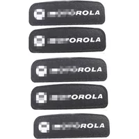 5pcs New M Logo Front Cover Case Sticker for Motorola GP340 GP328 GP580 GP338 PRO5150 etc Radio Walkie Talkie Accessories