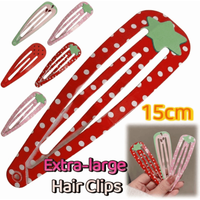 New 15cm Giant Hair Clip Large Size Colorful Extra-large Hair Clips Hoodies Accessory Curtain Clip Children's Use