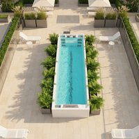 Professional Factory Wholesale 12 Meter Acrylic Outdoor Large Family Used Outdoor Sport Swim Spa Endless Pool Swimming Pool Spa
