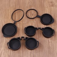 Binoculars Protective Rubber Objective Lens Caps 42mm/50mm Binocular Eyepiece Lens Cover Telescope Cover Lens Protection