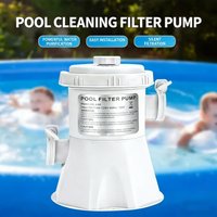 30W Pool Filter Pump Suitable for Ground Pool Cleaning Simple Frame Impurities Large Capacity Outdoor Swimming Pool Cleaning