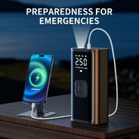 AliExpress Car Inflator Compressor Pump With LED Lamp For Car Motorcycle Bicycle Tyre Balls Wireless Electric Car Air Tire Pump