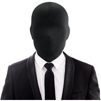 Breathable Pure Black Headgear Mask, Halloween Christmas Cosplay Costume Props,Full Face Faceless Masquerade Mask