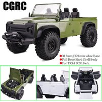 GRC 313/324mm Wheelbase Wilderness Defender RD110 Convertible Shell Body for 1/10 RC Crawler Car TRX4 SCX10 D90 D110 DIY Parts