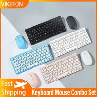 Protable Mini 2.4G Wireless Keyboard and Mouse Keyboard Mouse Combo Set For Notebook Laptop Mac Desktop PC Computer Smart TV PS4