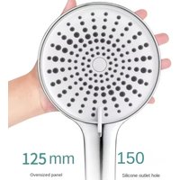 Big Panel Handheld Shower Head 3 Functions Pressurized Water Saving Shower Head Faucet Replacement Bathroom Accessories