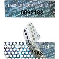 Tamper Proof Evident Holographic Stickers Security Seal Hologram Labels Genuine Warranty Unique Serial Number Anti-Fake Sticker