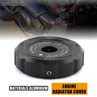 Motorcycle Aluminum Front Right Engine Radiator Cap Cover Guard For Sportster S 1250 RH1250 Nightster 975 RH975 2022 2021
