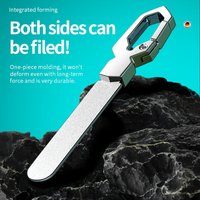1pc Professional Double Sided Nail Files Stainless Steel Manicure Pedicure Grooming For Finger Toe Nail Care Tools