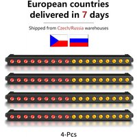 4 szt. 18x12W LED RGBW/RGBWAUV LED pixel wall washer LED bar wall washer bar oświetlenie sceniczne na imprezy, wesela i wydarzenia