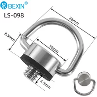 1/4 camera screw for quick release plate 1/4 inch foldable C-ring adapter tripod monopod camera plate quick release plate