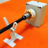 Fishing Rod Epoxy Applicator 0-40 Rpm Epoxy Resin Rotating Gluing Machine Electric Fish Rod Winding Machine with Adjustable rack
