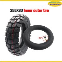 Original 255x80 Außenreifen für KuKirin G2 Max/G2 Master/G3 Pro Kickscooter 80/65-6 10×2,5 Schlauchreifen Offroad-Luftreifen
