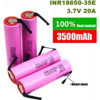 18650 Batterie 18650 3500mAH 20A Defuge INR18650 3.7V 18650 Batterie 3,7 V Batterie Rechargeable + Nickel Bricolage