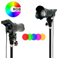 RGB Portable LED Photography Fill Light 110V-240V 51W Dimmable with Remote Control for Photography Live Streaming Recording
