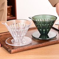 1-2 People/1-4 People Ice Hand-making Coffee Filter Cup Household Drip Filter Set Coffee Filter Cup Barista Tool V01/V02