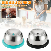 Stainless Steel Egg Piercer Needle Hole Puncher for Poaching Raw Eggs Kitchen Bakery Tool Endurance Hole Separator
