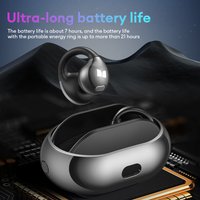 Monster AC660 Earclip Design Wireless Earbuds HD Calls Bluetooth 5.4 Earphones Noise Canceling Headset With Mic Sports Headphone