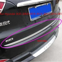 For Hyundai IX35 2010-2017 High quality stainless steel Rear Trunk Lid Cover Trim Car-styling Car-covers