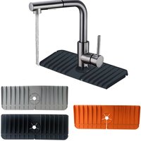 Lebensmittel qualität Silikon Wasserhahn spritzwasser geschütztes Wasser Pad saugfähige Pad Spüle Anti-Spray und Abfluss Wasser Halte kissen Küchen zu