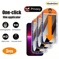 3Pcs Privacy Protection Tempered Glass for IPhone 17 Pro Max 16 Pro 15 14 Plus 13 12Mini 11 XS Max XR Anti-Spy Anti-Scratch Film