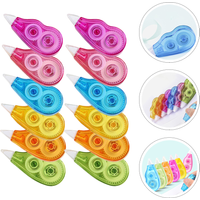 12 Pcs Correction Tape School Supplies Writing Tapes Adhesive Stationery Tools Portable Corrector Students Study Aids