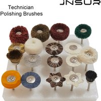 JNSUR Polishing Brush Kits Technician Tool Nail Polish Dental Artificer Ceramic Porcelain Grinding Dentist Tool Dental lab