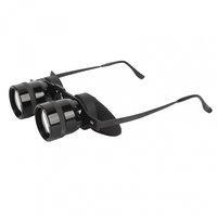 Wearable Binoculars HD 10X Magnification Multipurpose Folding Eyeglasses for Fishing Concert Events 10X Magnification Binoculars