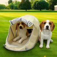 Foldable Pet Tent Portable Dog & Cat House Lightweight Indoor Outdoor Camping Kennel Breathable & Pet Shelter