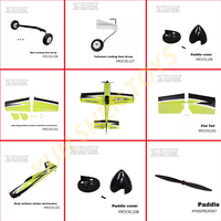 Fms 1100mm Mxs 3d Aerobatic Aircraft Model Accessories Fuselage Main Wing Motor Frame Model Aircraft Specific Accessories