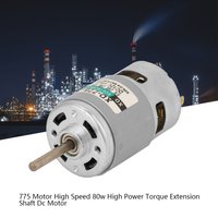 775 Motor Motor Extension Shaft Motor Motor 775 Motor High Speed 80w High Power Extension Shaft Motor 12v/ 24v