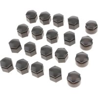 20pcs 19mm Car Wheel Nut Caps uto Hub Screw Cover Bolt Rims Wheel Nut Lug Dust Cover Caps for Audi Q7 Protection Dust Proof