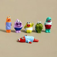 Crazy Ornament: Cute Ugly Mood Fish Figurines, Creative Home Office Car Interior Decor Accessories, Unique Gift, Stress Relief